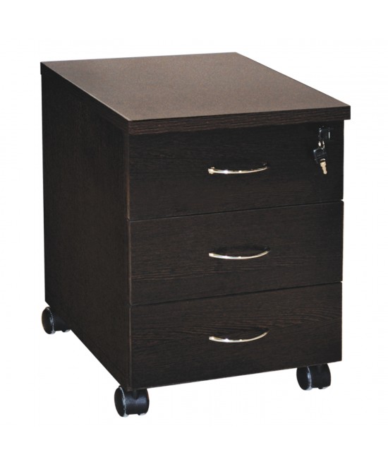 ΣΥΡΤΑΡΙΕΡΑ ΓΡΑΦΕΙΟΥ ΕΠΑΓΓΕΛΜΑΤΙΚΗ SIENNA HM2011.02 WENGE ΜΕ 3ΣΥΡΤΑΡΙΑ 38X48X53cm