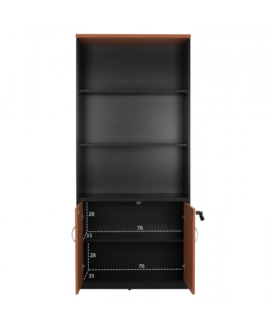 ΒΙΒΛΙΟΘΗΚΗ ΓΡΑΦΕΙΟΥ ΕΠΑΓΓΕΛΜΑΤΙΚΗ ABELINA 80Χ39Χ179Υεκ.HM2014.01 ΣΕ ΧΡΩΜΑ ΟΞΙΑ ΜΕ 2 ΠΟΡΤΕΣ