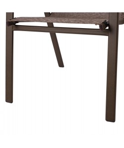 ΠΟΛΥΘΡΟΝΑ ΕΞ.ΧΩΡΟΥ LEON HM5000.02 ΜΕΤΑΛΛΙΚΗ ΚΑΦΕ ΜΕ TEXTILENE ΚΑΦΕ 54x70x93Υεκ