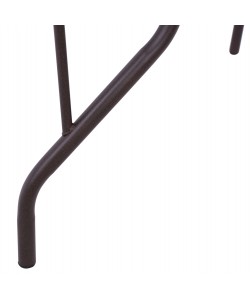 ΤΡΑΠΕΖΙ ADAM HM5020.02 ΜΕΤΑΛΛΙΚΟ ΚΑΦΕ ΜΕ ΓΥΑΛΙΝΗ ΕΠΙΦΑΝΕΙΑ 110Χ60Χ71Υεκ.