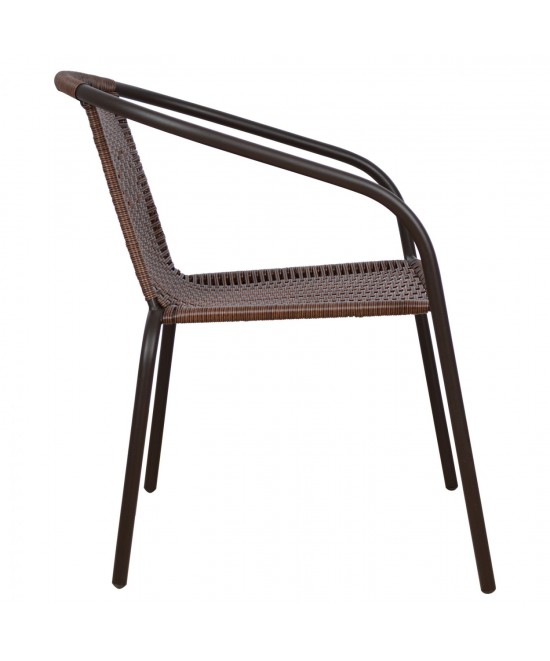ΠΟΛΥΘΡΟΝΑ ΚΑΡΕΚΛΑ CAMEL HM5015.02 ΚΑΦΕ ΜΕΤΑΛΛΙΚΗ ΜΕ WICKER ΚΑΦΕ 48x48-53x72 cm ΠΟΛΥΘΡΟΝΑ ΚΑΡΕΚΛΑ CAMEL HM5015.02 ΚΑΦΕ ΜΕΤΑΛΛΙΚΗ ΜΕ WICKER ΚΑΦΕ 48x48-53x72 cm