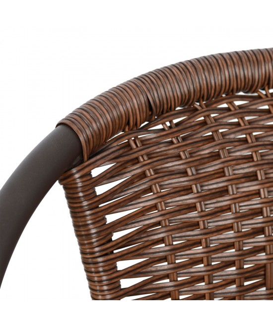 ΠΟΛΥΘΡΟΝΑ ΚΑΡΕΚΛΑ CAMEL HM5015.02 ΚΑΦΕ ΜΕΤΑΛΛΙΚΗ ΜΕ WICKER ΚΑΦΕ 48x48-53x72 cm ΠΟΛΥΘΡΟΝΑ ΚΑΡΕΚΛΑ CAMEL HM5015.02 ΚΑΦΕ ΜΕΤΑΛΛΙΚΗ ΜΕ WICKER ΚΑΦΕ 48x48-53x72 cm