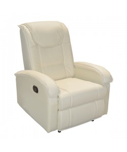 ΠΟΛΥΘΡΟΝΑ RELAX ΜΕ ΜΗΧΑΝΙΣΜΟ MASSAGE ROCCA HM0026.02 PU ΕΚΡΟΥ 80x96x97 εκ.