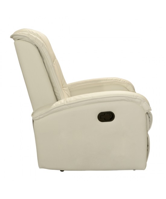 ΠΟΛΥΘΡΟΝΑ RELAX ΜΕ ΜΗΧΑΝΙΣΜΟ MASSAGE ROCCA HM0026.02 PU ΕΚΡΟΥ 80x96x97 εκ.