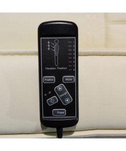 ΠΟΛΥΘΡΟΝΑ RELAX ΜΕ ΜΗΧΑΝΙΣΜΟ MASSAGE ROCCA HM0026.02 PU ΕΚΡΟΥ 80x96x97 εκ.