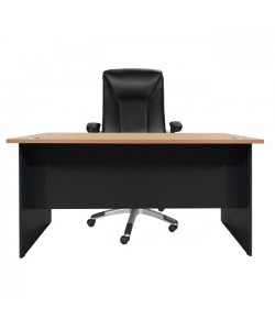 ΓΡΑΦΕΙΟ ΕΠΑΓΓΕΛΜΑΤΙΚΟ SIENNA 120x70x75Y-- HM2015.01 ΓΚΡΙ-ΟΞΙΑ