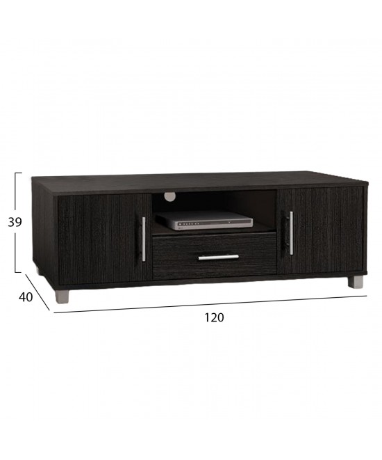 ΕΠΙΠΛΟ ΤΗΛΕΟΡΑΣΗΣ MACIE ΜΕΛΑΜΙΝΗΣ HM2203.01 ZEBRANO 120x40x39Y εκ. ΕΠΙΠΛΟ ΤΗΛΕΟΡΑΣΗΣ MACIE ΜΕΛΑΜΙΝΗΣ HM2203.01 ZEBRANO 120x40x39Y εκ.