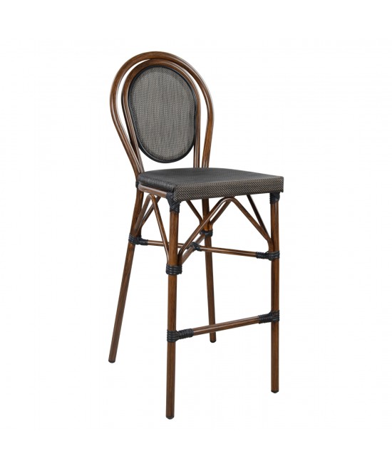 ΣΚΑΜΠΟ ΑΛΟΥΜΙΝΙΟΥ AZARIA HM5059 BAMBOO LOOK ΚΑΦΕ ΜΕ TEXTLINE 44x52x115Υεκ