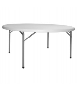 ΤΡΑΠΕΖΙ CATERING-ΣΥΝΕΔΡΙΟΥ HM5061 Φ182Χ74εκ ΠΤΥΣΣΟΜΕΝΟ ΣΤΡΟΓΓΥΛΟ