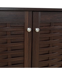 ΠΑΠΟΥΤΣΟΘΗΚΗ-ΝΤΟΥΛΑΠΙ ΞΥΛΙΝΗ CASSIOPE HM2208.01 WENGE 77Χ34Χ67.5Υεκ.