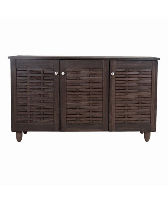 ΠΑΠΟΥΤΣΟΘΗΚΗ-ΝΤΟΥΛΑΠΙ 3 ΠΟΡΤΕΣ IGGY HM2211.01 WENGE 114Χ34Χ68εκ.