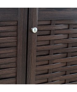 ΠΑΠΟΥΤΣΟΘΗΚΗ-ΝΤΟΥΛΑΠΙ 3 ΠΟΡΤΕΣ IGGY HM2211.01 WENGE 114Χ34Χ68εκ.