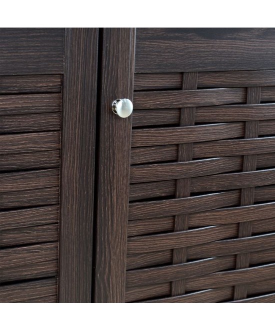 ΠΑΠΟΥΤΣΟΘΗΚΗ-ΝΤΟΥΛΑΠΙ 3 ΠΟΡΤΕΣ IGGY HM2211.01 WENGE 114Χ34Χ68εκ.