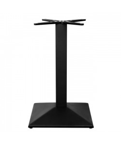 ΒΑΣΗ ΜΕΤΑΛΛΙΚΗ 45χ45χ74εκ ΜΕ ΣΤΑΥΡΟ 45Χ45εκ.ΠΥΡΑΜΙΔΑ ΜΑΥΡΗ HM408