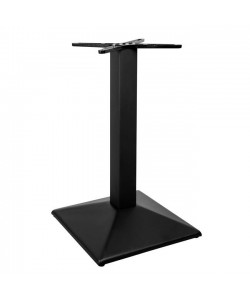 ΒΑΣΗ ΜΕΤΑΛΛΙΚΗ 45χ45χ74εκ ΜΕ ΣΤΑΥΡΟ 45Χ45εκ.ΠΥΡΑΜΙΔΑ ΜΑΥΡΗ HM408