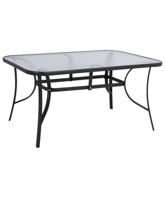 ΤΡΑΠΕΖΙ BRUNO 150X90Χ72Υεκ. ΓΚΡΙ ΜΕΤΑΛΛΙΚΟ ΜΕ ΓΥΑΛΙΝΗ ΕΠΙΦΑΝΕΙΑ HM5145.01 ΤΡΑΠΕΖΙ BRUNO 150X90Χ72Υεκ. ΓΚΡΙ ΜΕΤΑΛΛΙΚΟ ΜΕ ΓΥΑΛΙΝΗ ΕΠΙΦΑΝΕΙΑ HM5145.01