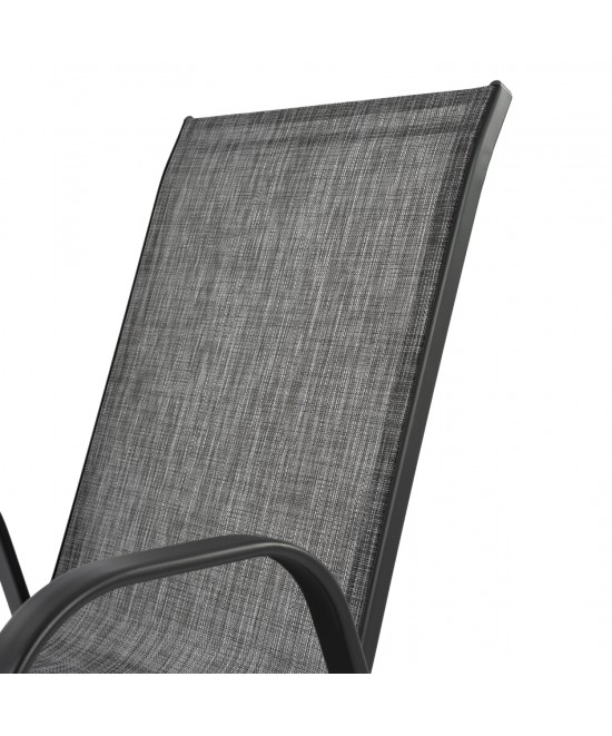 ΣΕΤ ΤΡΑΠΕΖΑΡΙΑ 7ΤΜΧ 1 ΤΡΑΠΕΖΙ 150Χ90+6ΚΑΡΕΚΛΕΣ ΓΚΡΙ HM5119.01