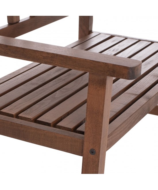 ΠΑΓΚΑΚΙ ΞΥΛΙΝΟ ΝΑΞΟΣ 2ΘΕΣΙΟ ΑΠΟ ΜΑΣΙΦ ΟΞΙΑ ΕΜΠΟΤΙΣΜΟΥ ΚΑΡΥΔΙ 110x68x84Υεκ.HM5407