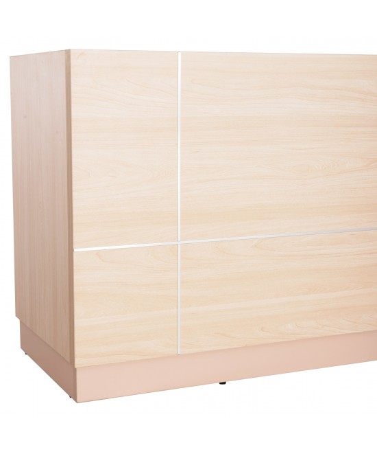 ΓΡΑΦΕΙΟ ΥΠΟΔΟΧΗΣ DALTON HM2068.02 ΜΕΛΑΜΙΝΗ ΣΕ SONAMA-ΜΠΕΖ 240x80x106Υεκ.