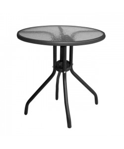 ΣΕΤ ΤΡΑΠΕΖΑΡΙΑΣ 3ΤΜΧ ΜΕ ΤΡΑΠΕΖΙ Φ70 & ΚΑΡΕΚΛΕΣ CAMEL ΓΚΡΙ HM5180.01