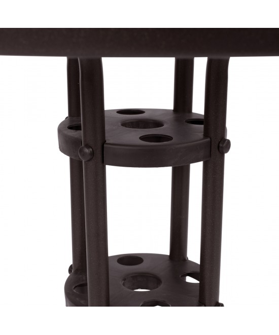 ΣΕΤ ΤΡΑΠΕΖΑΡΙΑΣ 3ΤΜΧ ΜΕ ΤΡΑΠΕΖΙ Φ70 & ΚΑΡΕΚΛΕΣ LEON ΚΑΦΕ HM5184.02