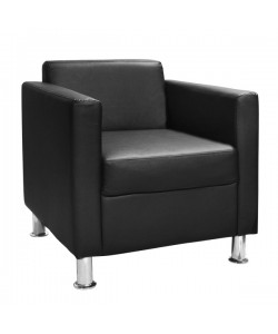 ΠΟΛΥΘΡΟΝΑ CUBO PU ΜΑΥΡΟ HM3035.02 70χ71χ73 εκ.