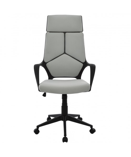 ΚΑΡΕΚΛΑ ΓΡΑΦΕΙΟΥ ANIVIA HM1073.21 ΓΚΡΙ & ΣΚΕΛΕΤΟ ΜΑΥΡΟ 64x61x127 cm ΚΑΡΕΚΛΑ ΓΡΑΦΕΙΟΥ ANIVIA HM1073.21 ΓΚΡΙ & ΣΚΕΛΕΤΟ ΜΑΥΡΟ 64x61x127 cm