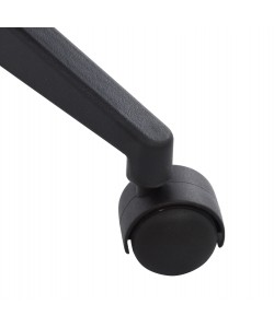 ΚΑΡΕΚΛΑ ΓΡΑΦΕΙΟΥ ANIVIA HM1073.21 ΓΚΡΙ & ΣΚΕΛΕΤΟ ΜΑΥΡΟ 64x61x127 cm