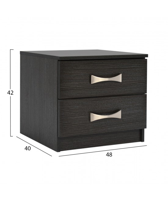 ΚΟΜΟΔΙΝΟ ΜΕ 2 ΣΥΡΤΑΡΙΑ ΚΑΙ ΧΕΡΟΥΛΙ ASHLYN HM2235.01 ZEBRANO 48x40x42Yεκ.