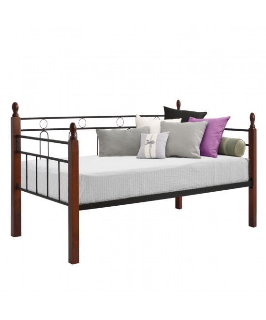 ΚΑΝΑΠΕΣ ΚΡΕΒΑΤΙ REVEN ΣΤΡΩΜΑ 90Χ190 εκ ΜΕΤΑΛΛΟ ΚΑΙ ΞΥΛΟ HM367