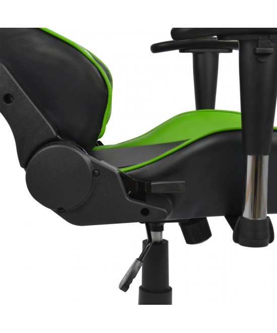 ΠΟΛΥΘΡΟΝΑ GAMING RACING HM1056.03 ΜΑΥΡΟ - ΠΡΑΣΙΝΟ PU 67x70x134 εκ.