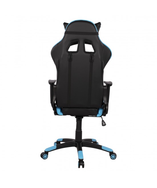 ΠΟΛΥΘΡΟΝΑ GAMING DARIUS HM1072.08 ΜΑΥΡΗ-ΣΙΕΛ 66,5x70x(122-129) cm