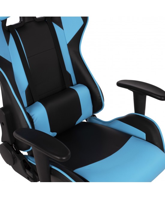 ΠΟΛΥΘΡΟΝΑ GAMING DARIUS HM1072.08 ΜΑΥΡΗ-ΣΙΕΛ 66,5x70x(122-129) cm