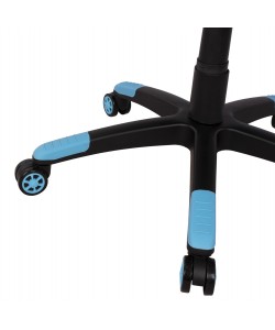 ΠΟΛΥΘΡΟΝΑ GAMING DARIUS HM1072.08 ΜΑΥΡΗ-ΣΙΕΛ 66,5x70x(122-129) cm