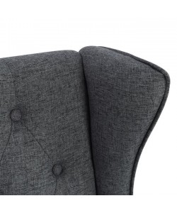 ΠΟΛΥΘΡΟΝΑ ΜΠΕΡΖΕΡΑ BRANDON HM3073.10 ΣΕ ΓΚΡΙ ΧΡΩΜΑ 83x83x104 εκ.