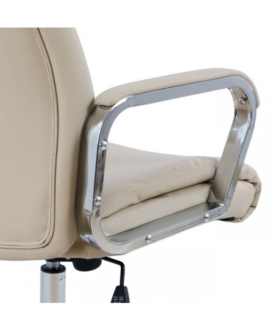 ΚΑΡΕΚΛΑ ΓΡΑΦΕΙΟΥ SHASHI HM1093.07 ΕΚΡΟΥ 63x80x(118-126) cm