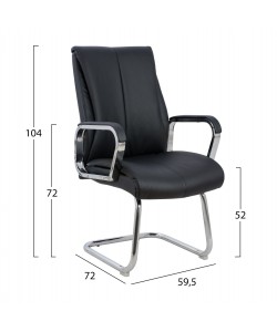 ΠΟΛΥΘΡΟΝΑ ΣΥΝΕΡΓΑΣΙΑΣ SHASHI HM1094.01 ΜΑΥΡΗ 59,5x72x104Υεκ.