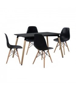 ΣΕΤ ΤΡΑΠΕΖΑΡΙΑΣ 5ΤΜΧ ΜΕ ΤΡΑΠΕΖΙ ΚΑΙ 4 ΚΑΡΕΚΛΕΣ HM10225 120x80x73 cm