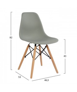 ΣΕΤ ΤΡΑΠΕΖΑΡΙΑΣ 5ΤΜΧ ΜΕ ΤΡΑΠΕΖΙ ΚΑΙ 4 ΚΑΡΕΚΛΕΣ HM10229 120x80x73 cm