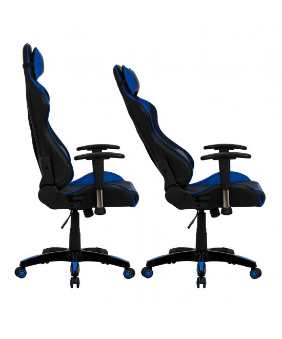 ΠΟΛΥΘΡΟΝΑ ΓΡΑΦΕΙΟΥ GAMING ZAYN HM1056.08 ΜΑΥΡΟ-ΜΠΛΕ PU 67x70x134 cm ΠΟΛΥΘΡΟΝΑ ΓΡΑΦΕΙΟΥ GAMING ZAYN HM1056.08 ΜΑΥΡΟ-ΜΠΛΕ PU 67x70x134 cm