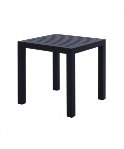 ΤΡΑΠΕΖΙ ΑΛΟΥΜΙΝΙΟΥ QIANA HM5402.02 ΓΚΡΙ 45x45x45,5Υ εκ.