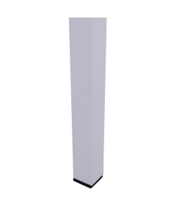 ΤΡΑΠΕΖΙ ΑΛΟΥΜΙΝΙΟΥ QIANA HM5402.01 ΛΕΥΚΟ 45x45x45,5Υ εκ.