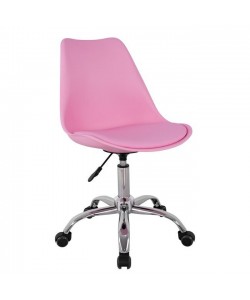 ΚΑΡΕΚΛΑ ΓΡΑΦΕΙΟΥ VEGAS HM1052.05 ΡΟΖ 48x56x95 cm