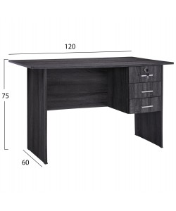 ΓΡΑΦΕΙΟ ΜΕ 3 ΣΥΡΤΑΡΙΑ HAYDEN HM2268.01 ΜΕΛΑΜΙΝΗ ΣΕ ΑΝΘΡΑΚΙ ΧΡΩΜΑ 120x60x75Υεκ ΓΡΑΦΕΙΟ ΜΕ 3 ΣΥΡΤΑΡΙΑ HAYDEN HM2268.01 ΜΕΛΑΜΙΝΗ ΣΕ ΑΝΘΡΑΚΙ ΧΡΩΜΑ 120x60x75Υεκ