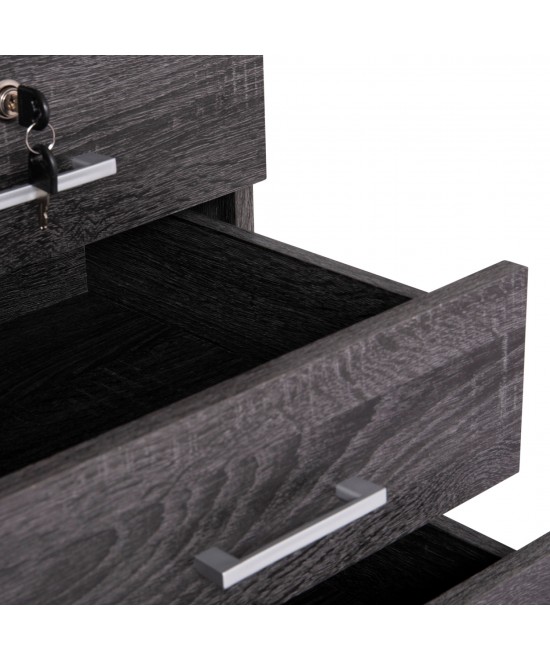 ΣΥΡΤΑΡΙΕΡΑ ΓΡΑΦΕΙΟΥ HAYDEN HM2282.01 ΣΕ ΑΝΘΡΑΚΙ ΧΡΩΜΑ 39.5x40x46.5Υεκ
