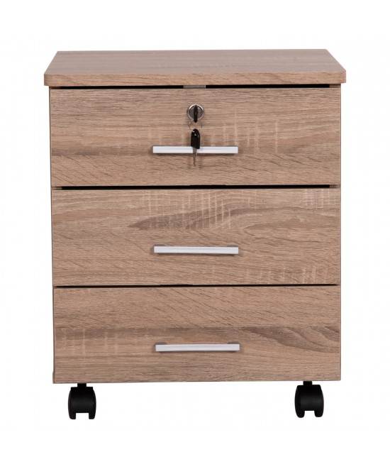 ΣΥΡΤΑΡΙΕΡΑ ΓΡΑΦΕΙΟΥ HAYDEN HM2282.02 ΣΕ SONAMA ΧΡΩΜΑ 39.5x40x46.5Υεκ