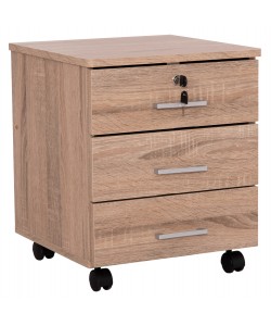 ΣΥΡΤΑΡΙΕΡΑ ΓΡΑΦΕΙΟΥ HAYDEN HM2282.02 ΣΕ SONAMA ΧΡΩΜΑ 39.5x40x46.5Υεκ