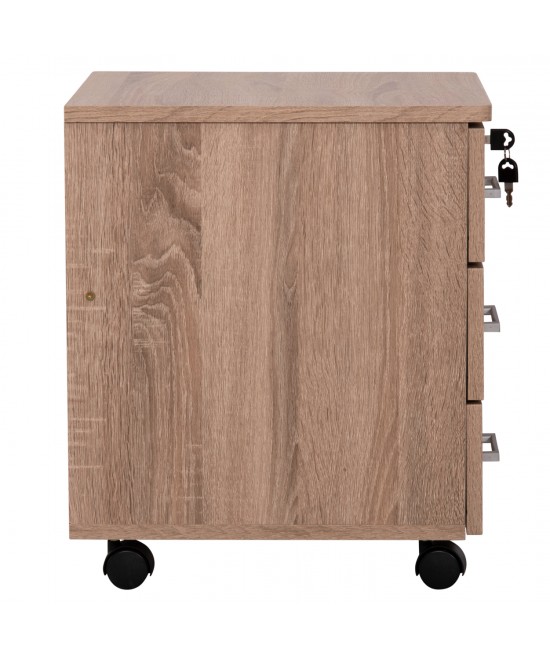 ΣΥΡΤΑΡΙΕΡΑ ΓΡΑΦΕΙΟΥ HAYDEN HM2282.02 ΣΕ SONAMA ΧΡΩΜΑ 39.5x40x46.5Υεκ