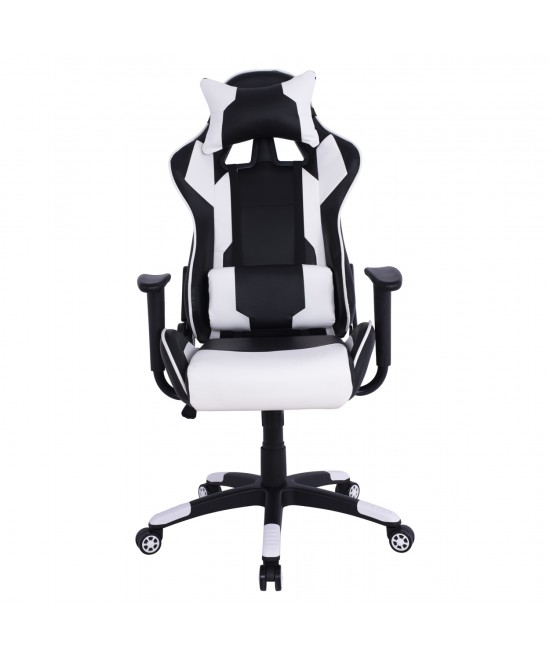ΠΟΛΥΘΡΟΝΑ GAMING DARIUS HM1072.04 ΜΑΥΡΗ-ΛΕΥΚΗ 66,5x70x(122-129) cm