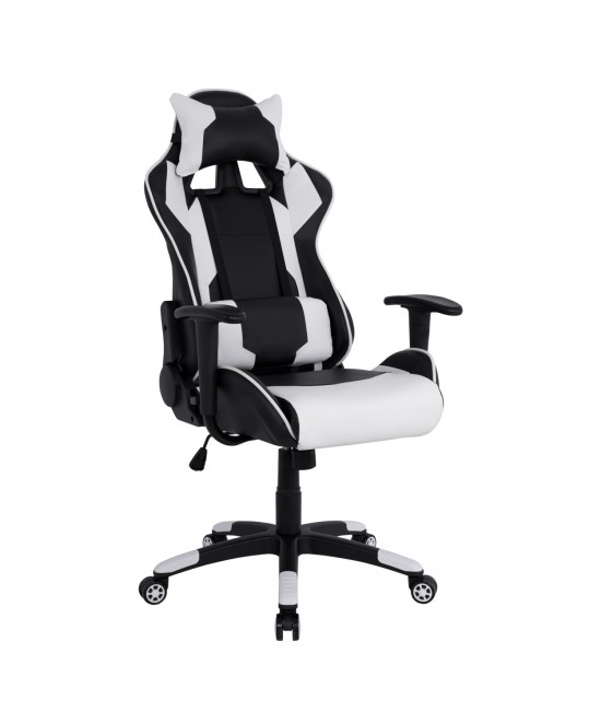 ΠΟΛΥΘΡΟΝΑ GAMING DARIUS HM1072.04 ΜΑΥΡΗ-ΛΕΥΚΗ 66,5x70x(122-129) cm